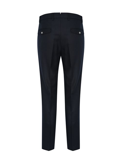Pantalone con nervatura Navy DANIELE ALESSANDRINI | DA1FW26P015174